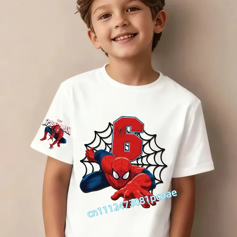 Party Games For 17 Year Olds - Marvel Spiderman Kids T-shirt,Teenager Birthday Number