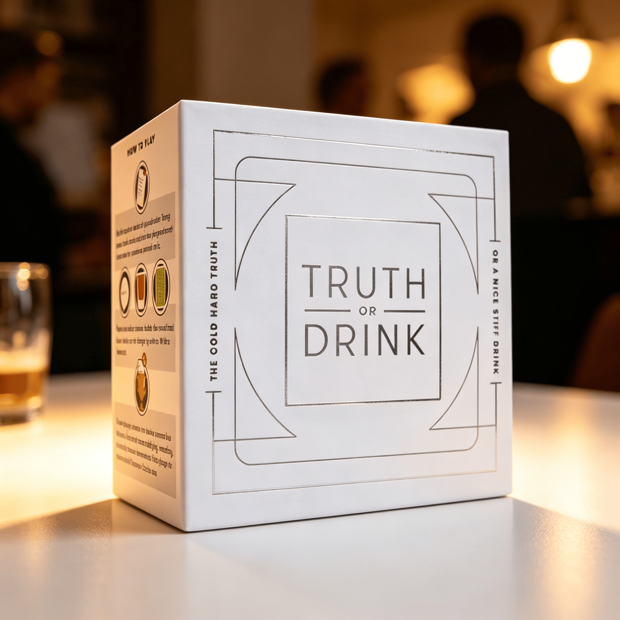 Party Games Questions For Adults - Truth or Drink Original Card Game
