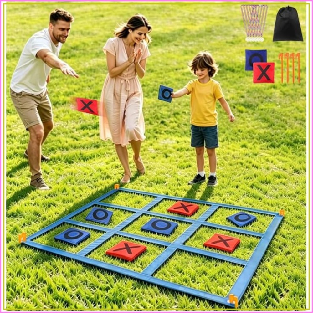 Tic Tac Toe Giant - Giant Tic Tac Toe Bean Bags