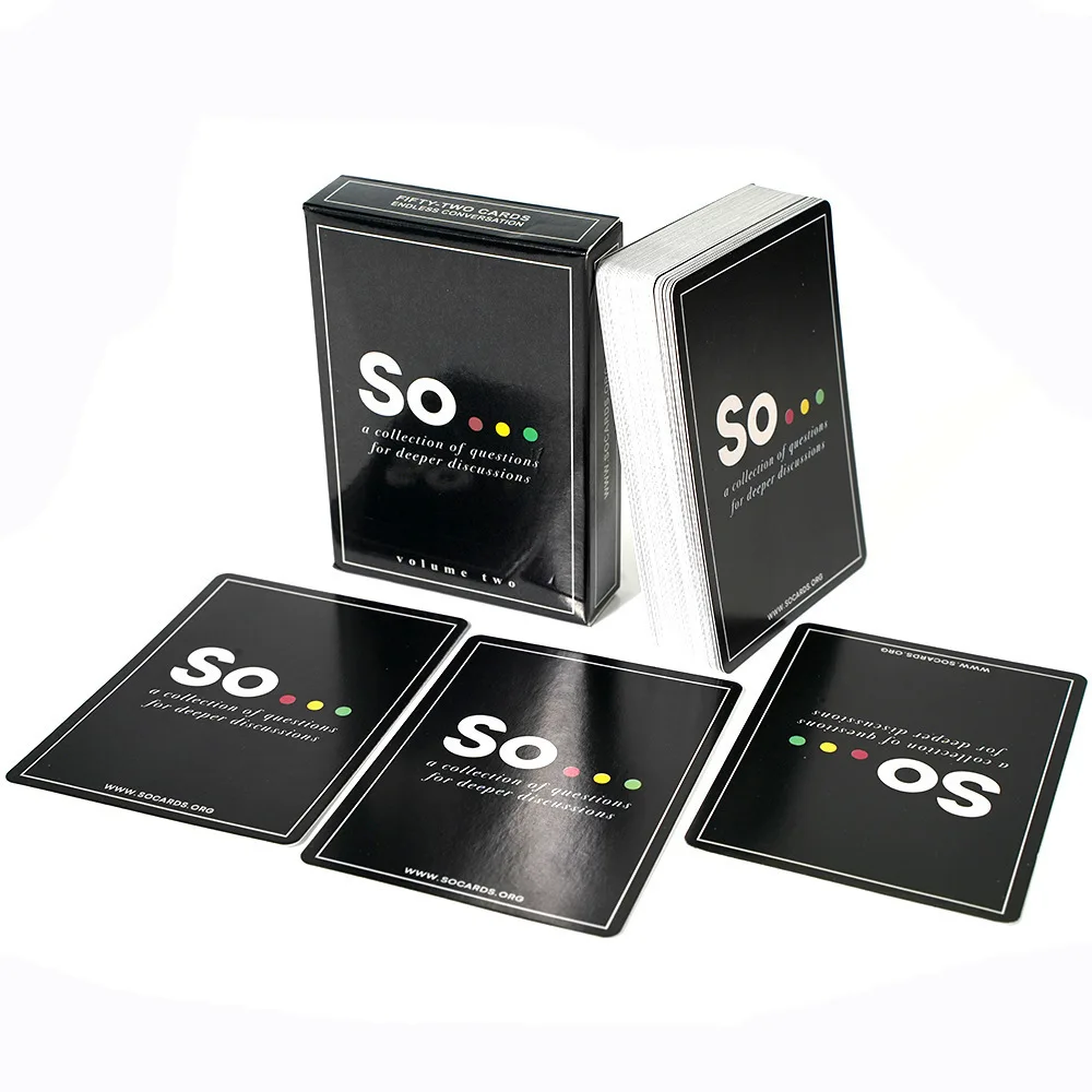 Party Games Questions For Adults - High Quality So Cards Conversation Starter-Special