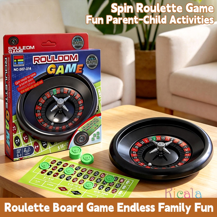 Kids Roulette Board Game Set P – обзор и цена Party Games Spin The Wheel
