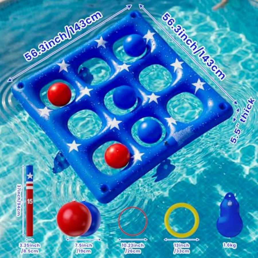 Pool Party Toys Games Set - Gi – обзор и цена Tic Tac Toe Giant