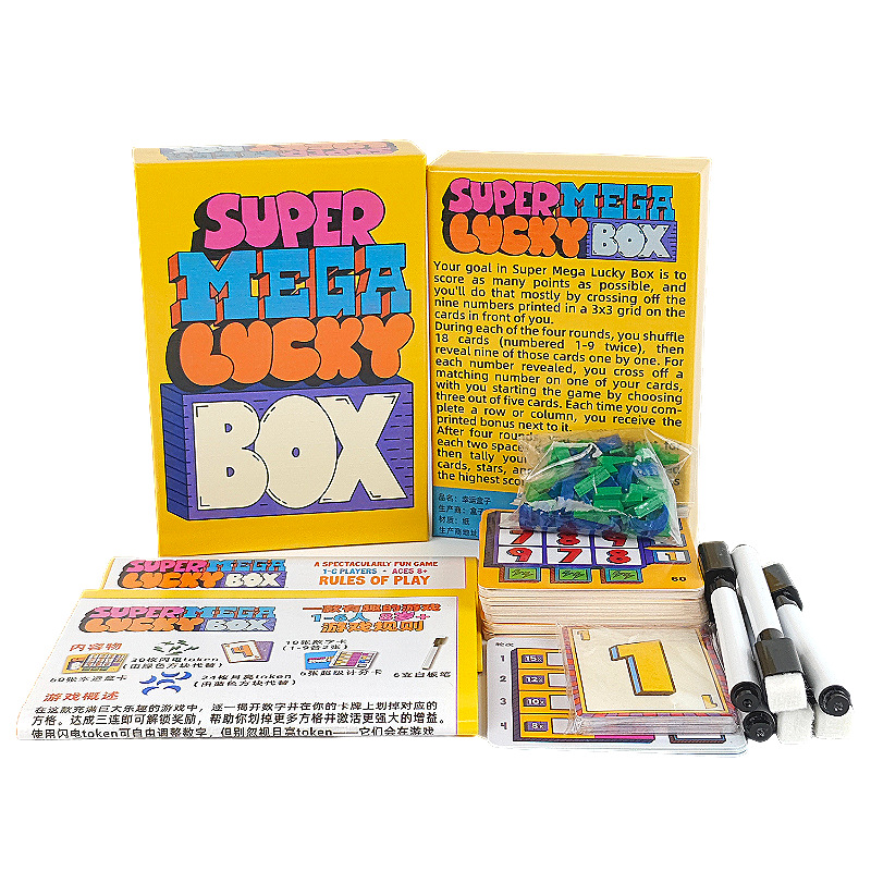 Super Mega Lucky Box Board Gam – обзор и цена Party Games Board Game