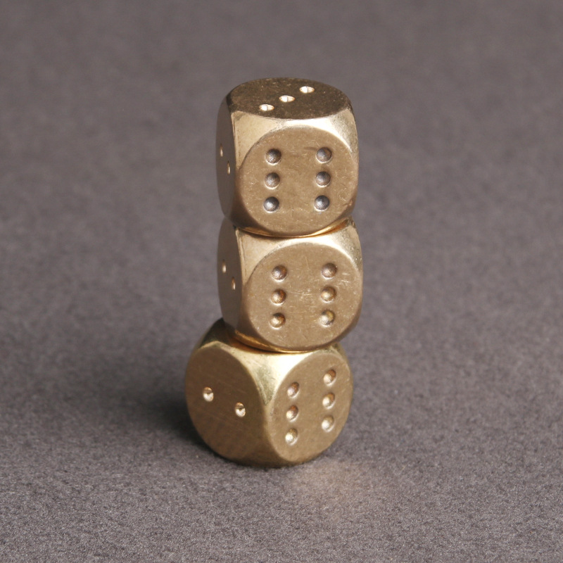 10/5PCS Brass Game Dice 15MM B – обзор и цена Party Games Juegos De Mesa