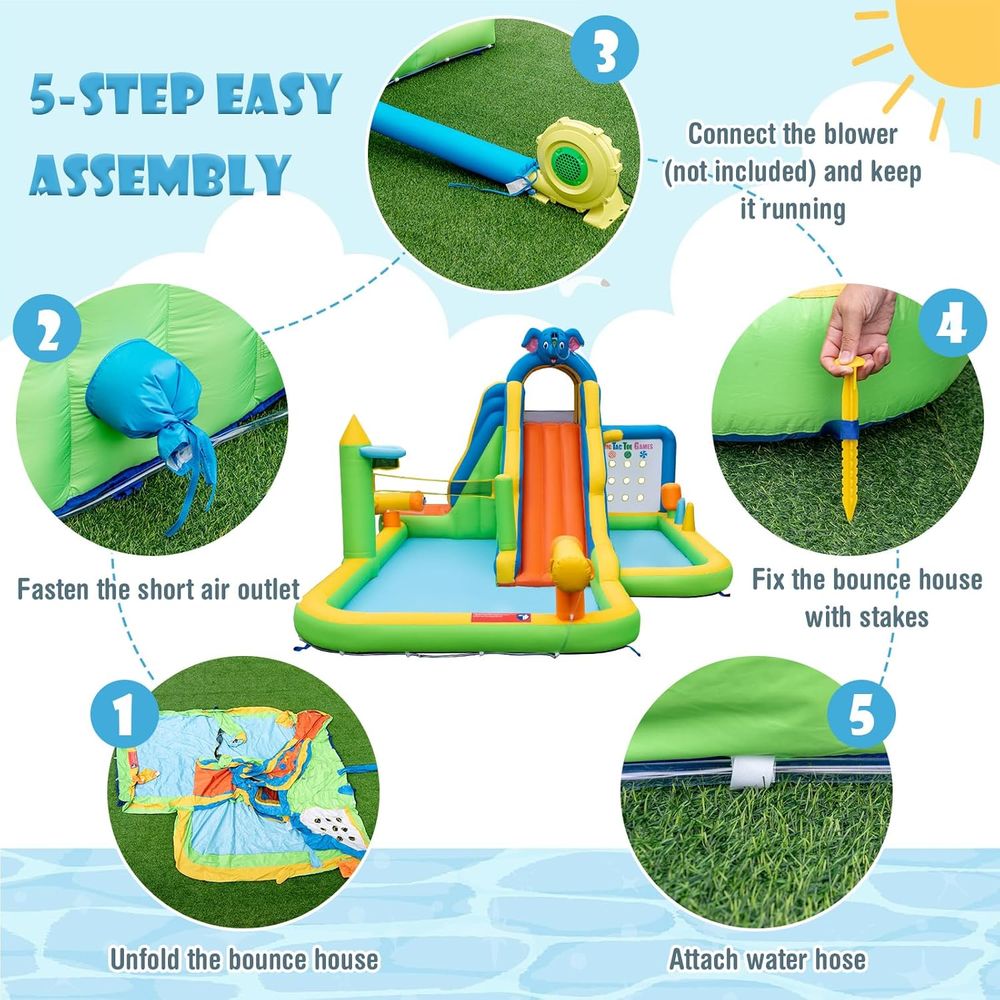 Iatable Water Slide, 9-in-1 Gi – обзор и цена Tic Tac Toe Giant