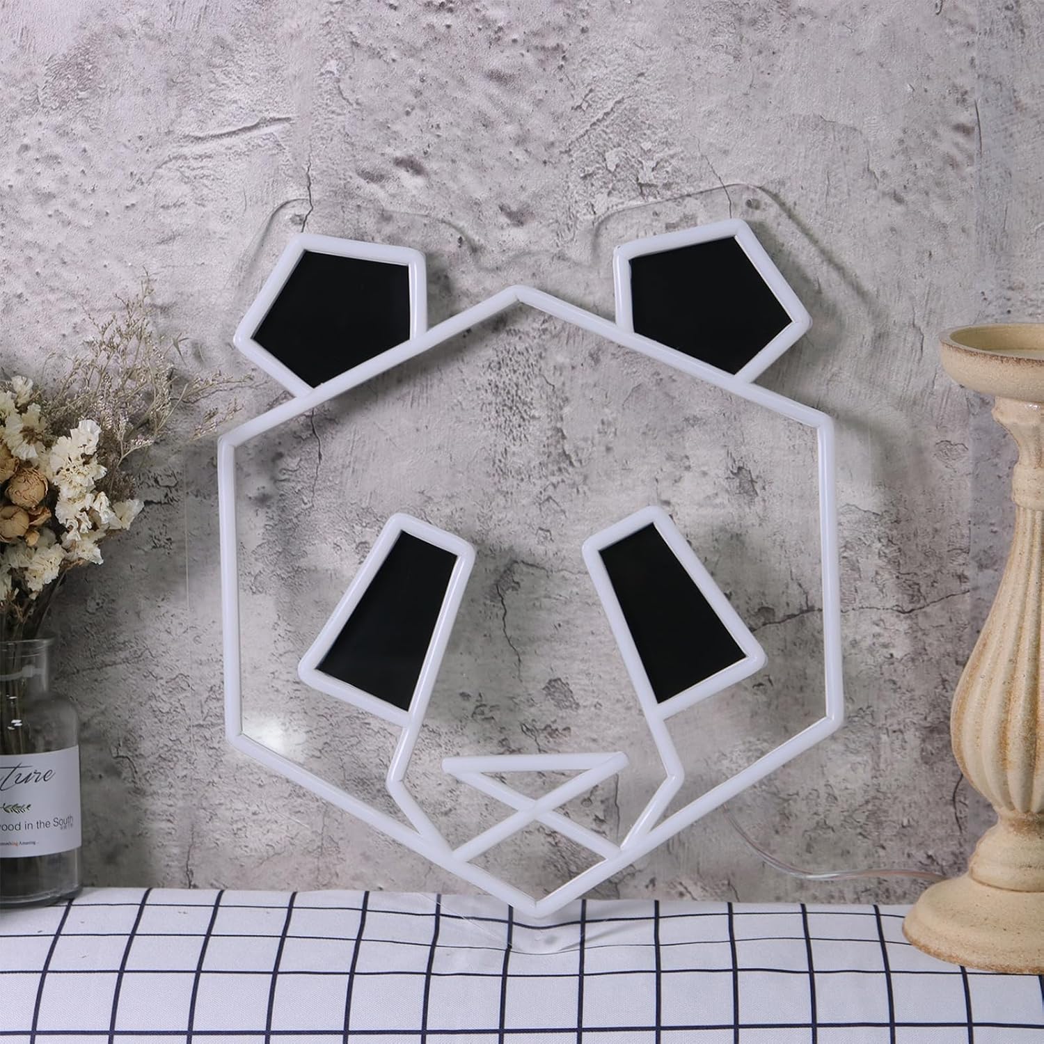 Panda Neon Sign USB Dimmable L – обзор и цена Zoo Party Games