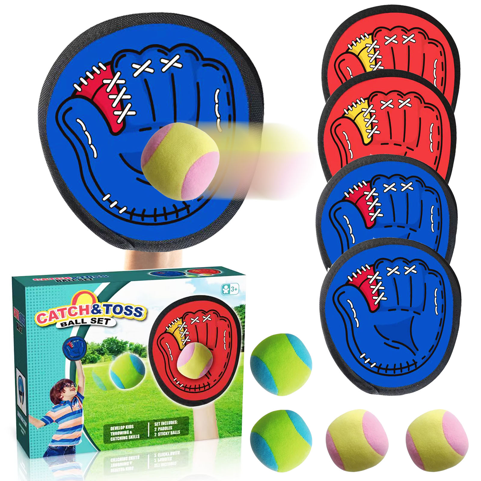 4Set Kids Sucker Sticky Ball T – обзор и цена Limbo Game Set