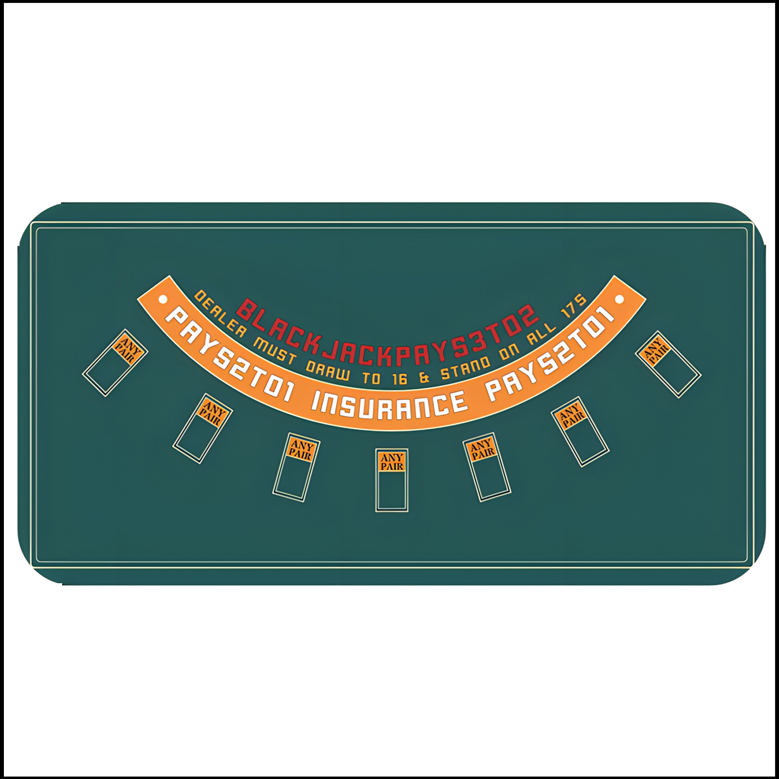 120 x60cm / 180 x90cm blackjac – обзор и цена Party Games Board Game