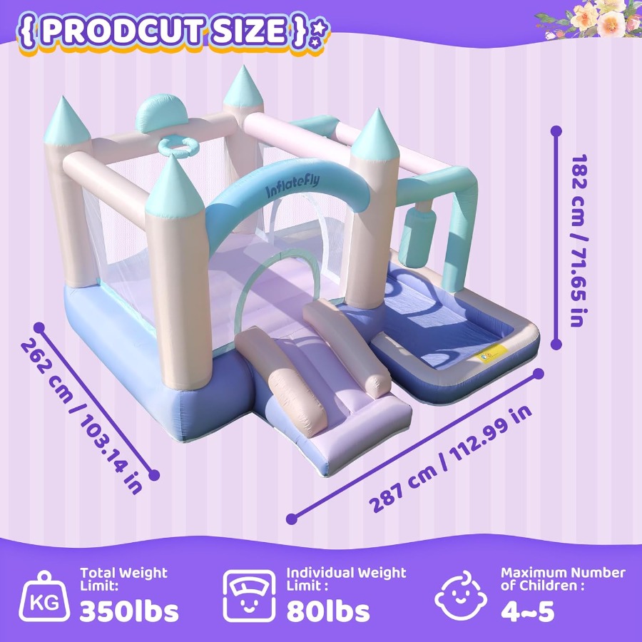 Inflatable Bounce House Slide  – обзор и цена Party Games Indoor