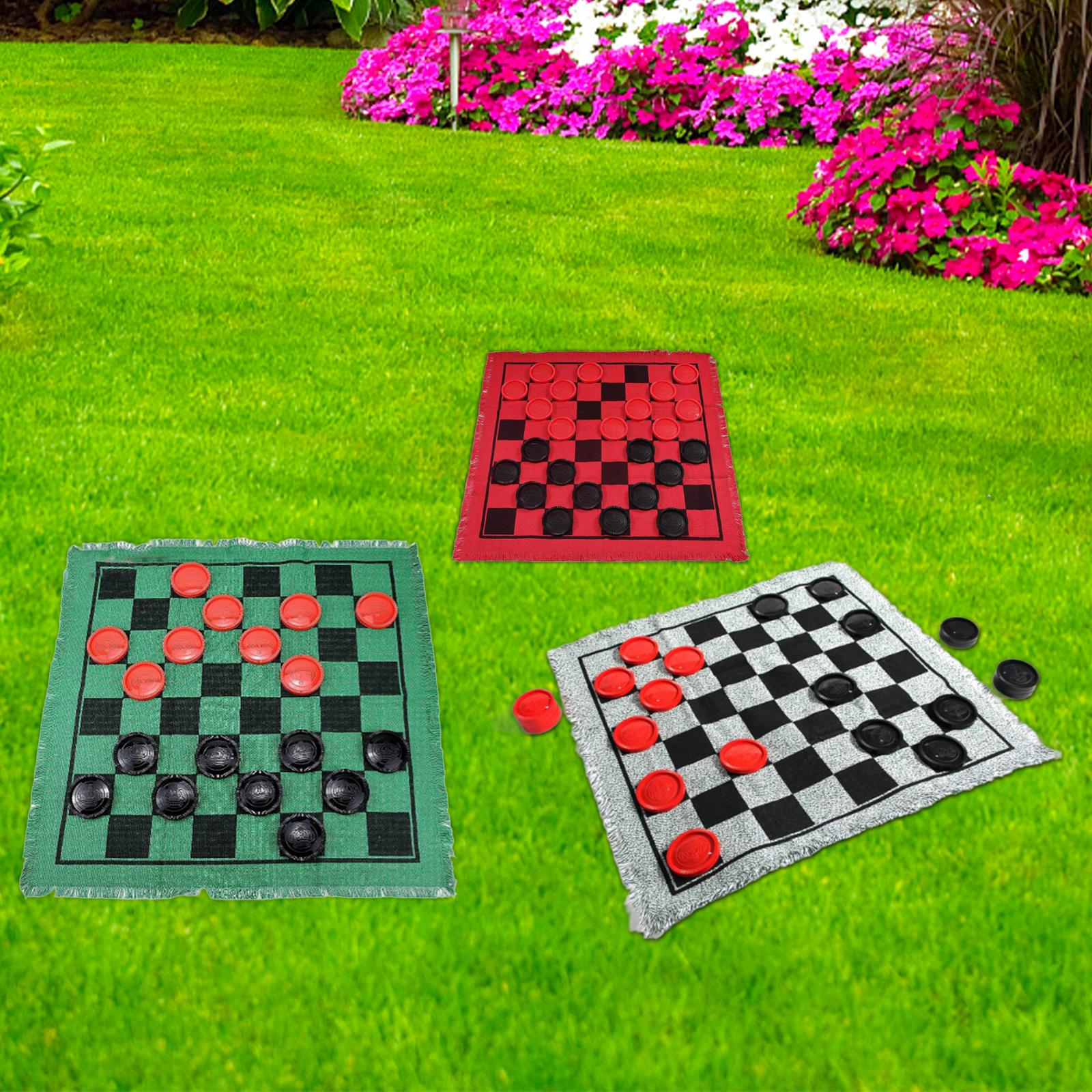 Giant Checkers Board Game Set, – обзор и цена Tic Tac Toe Giant