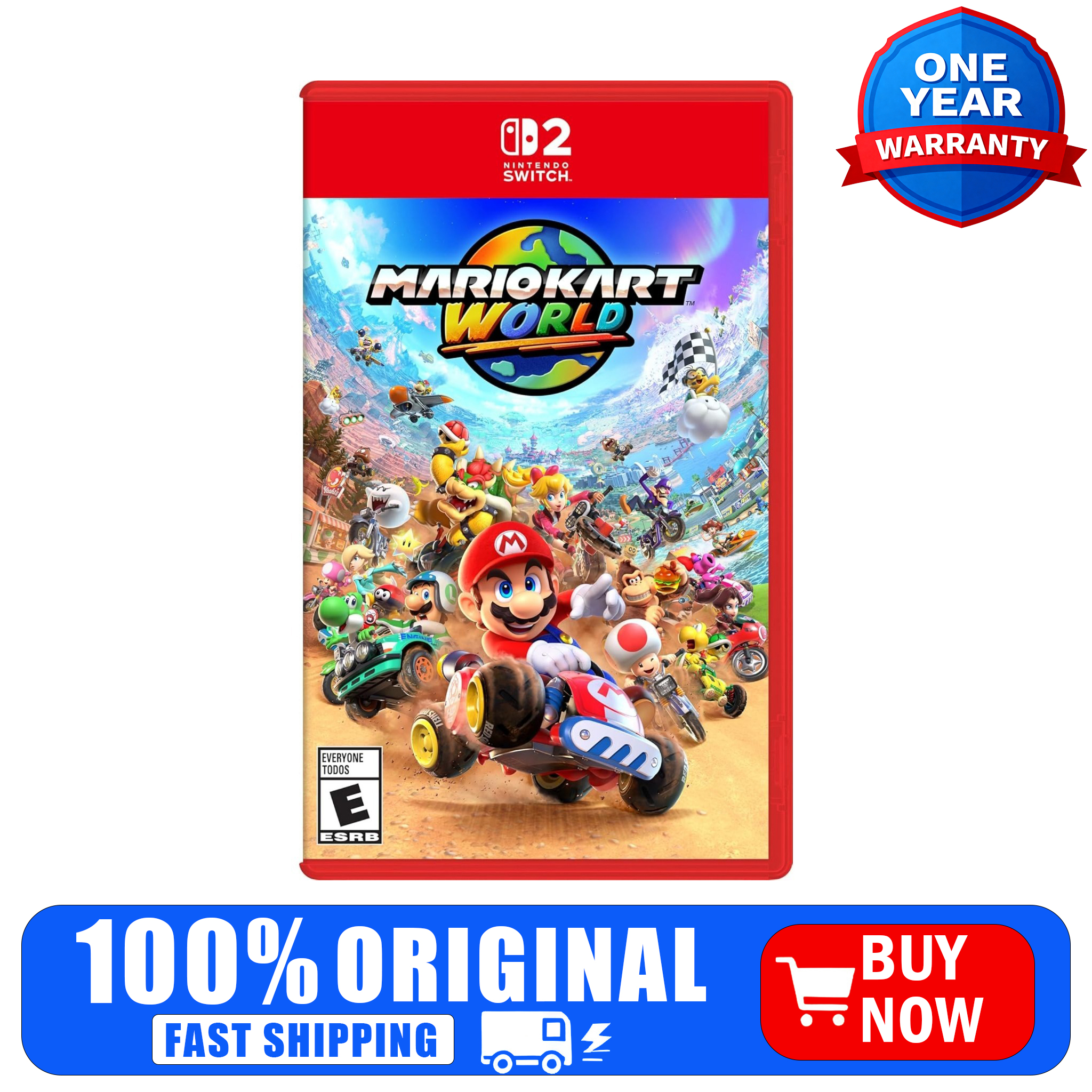 Mario Kart World Physical Vide – обзор и цена Party Games Nintendo Switch
