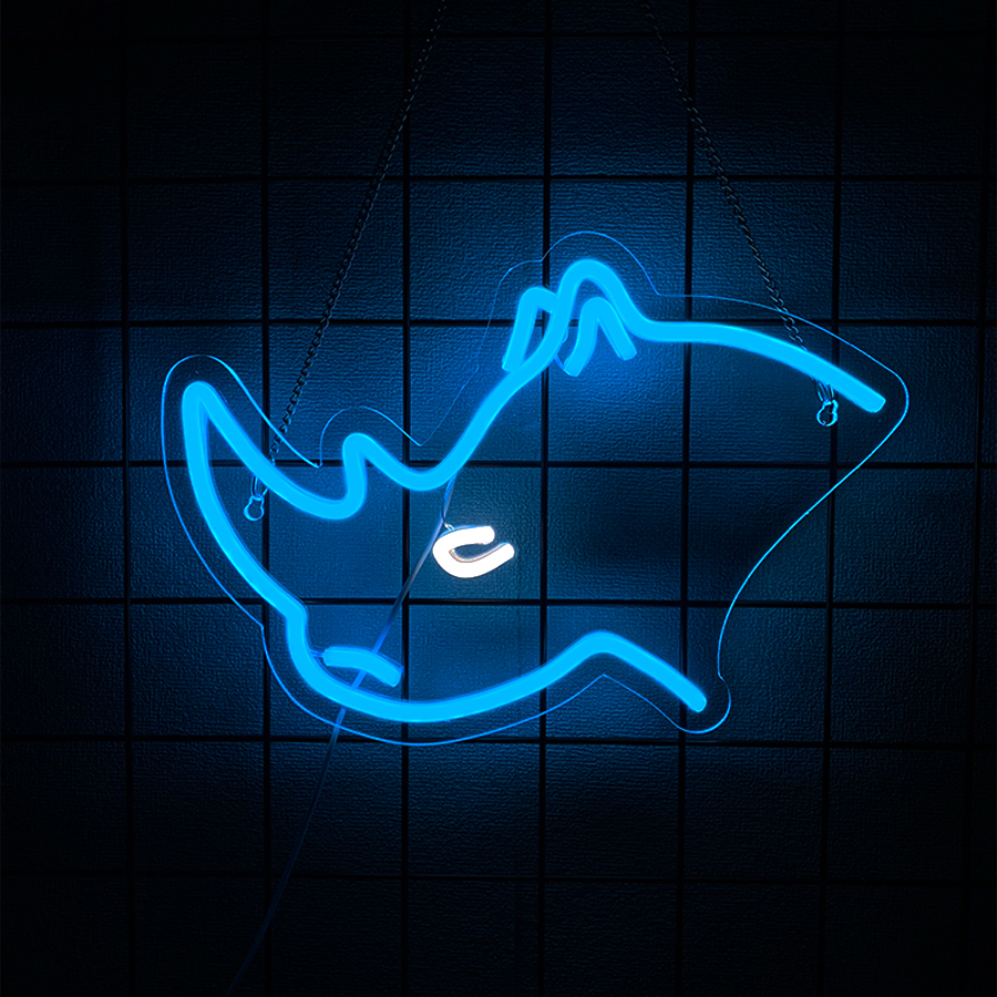 Rhino Led Neon Sign, Animal Ic – обзор и цена Zoo Party Games
