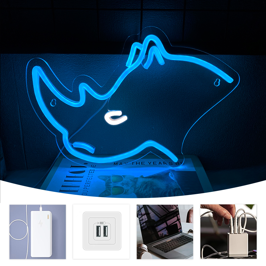 Rhino Led Neon Sign, Animal Ic – обзор и цена Zoo Party Games