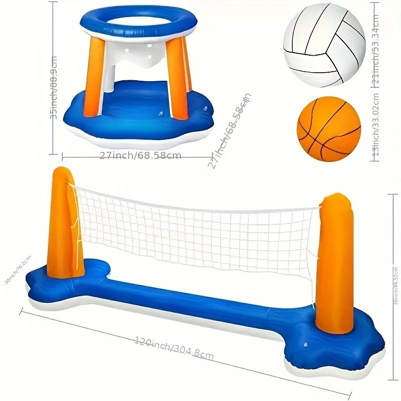 Large Inflatable Pool Raft Set – обзор и цена Party Games Summer