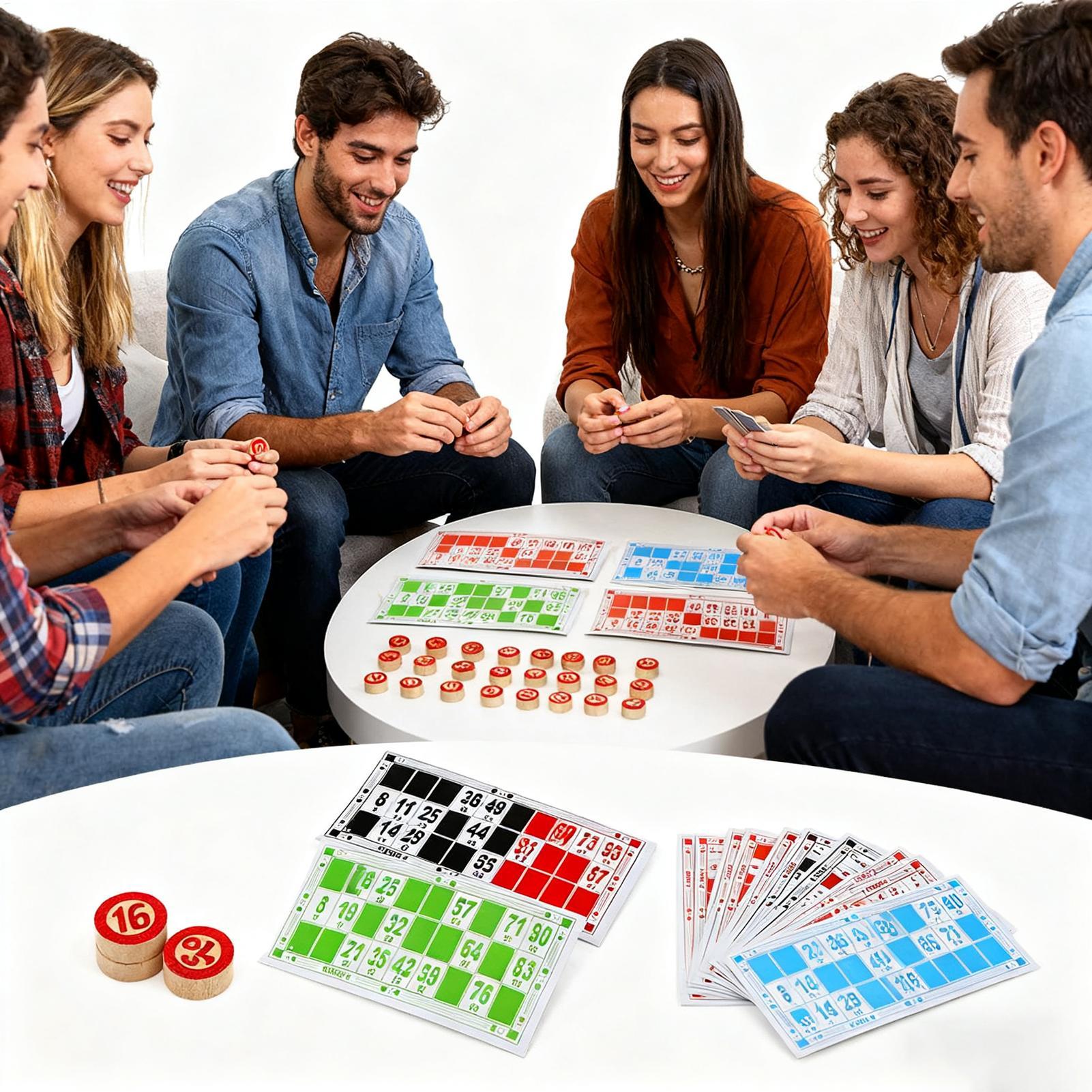 Vintage Wooden Bingo Game Set  – обзор и цена Party Games Easy