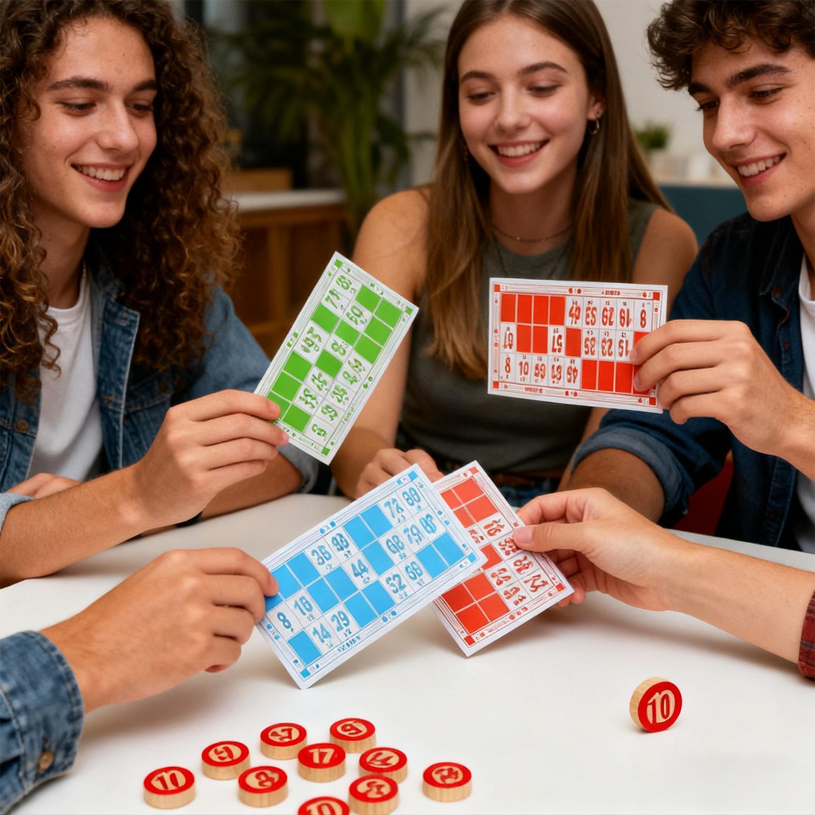Vintage Wooden Bingo Game Set  – обзор и цена Party Games Easy