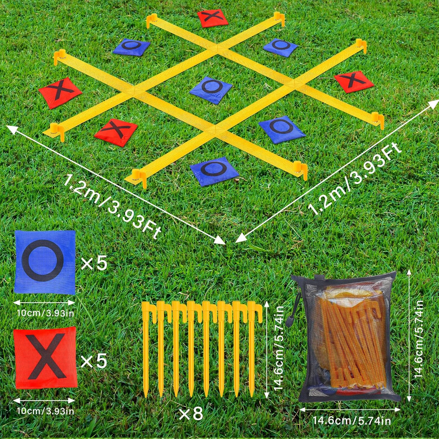Portable Giant Tic Tac Toe Bea – обзор и цена Tic Tac Toe Giant