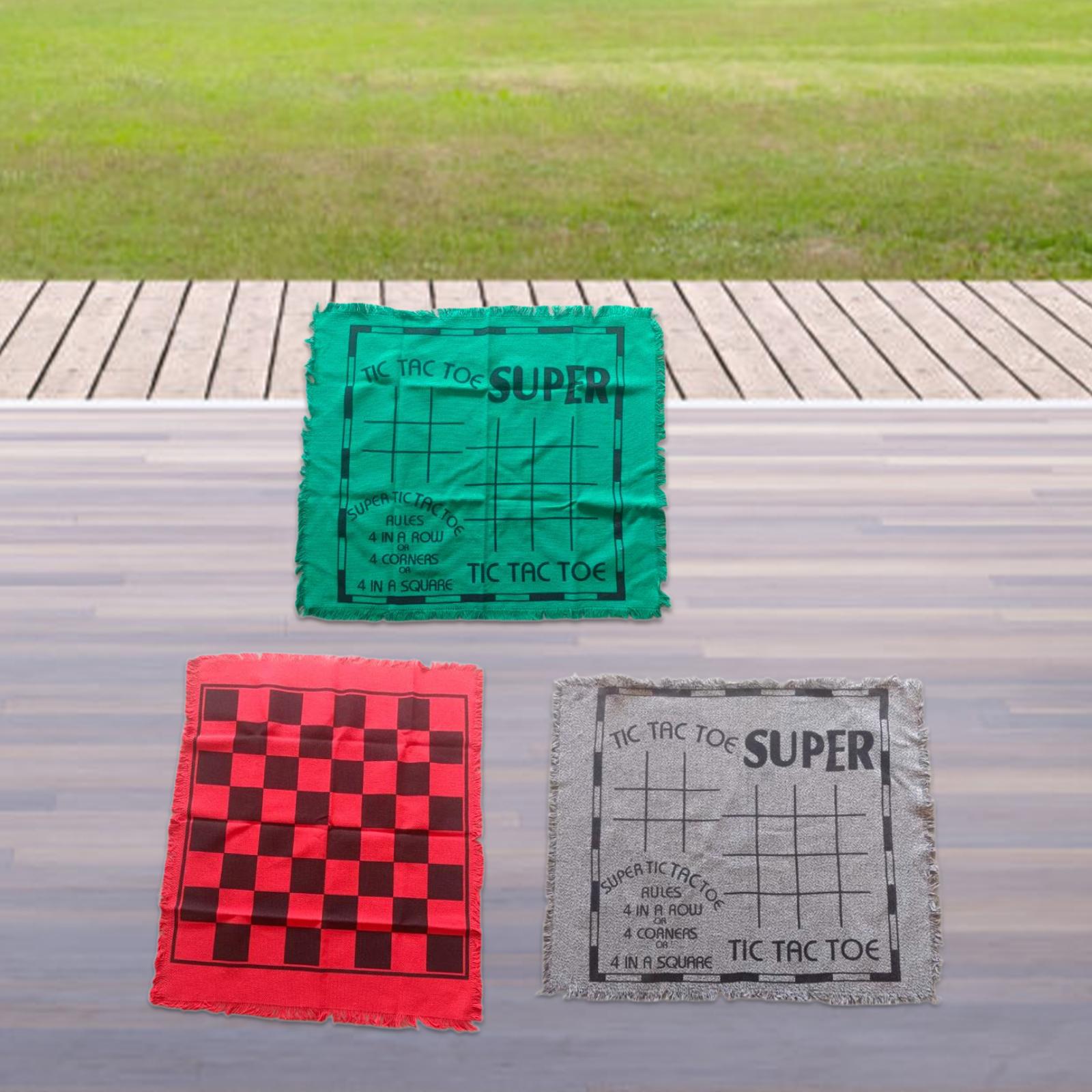 Giant Checkers Board Game Set, – обзор и цена Tic Tac Toe Giant