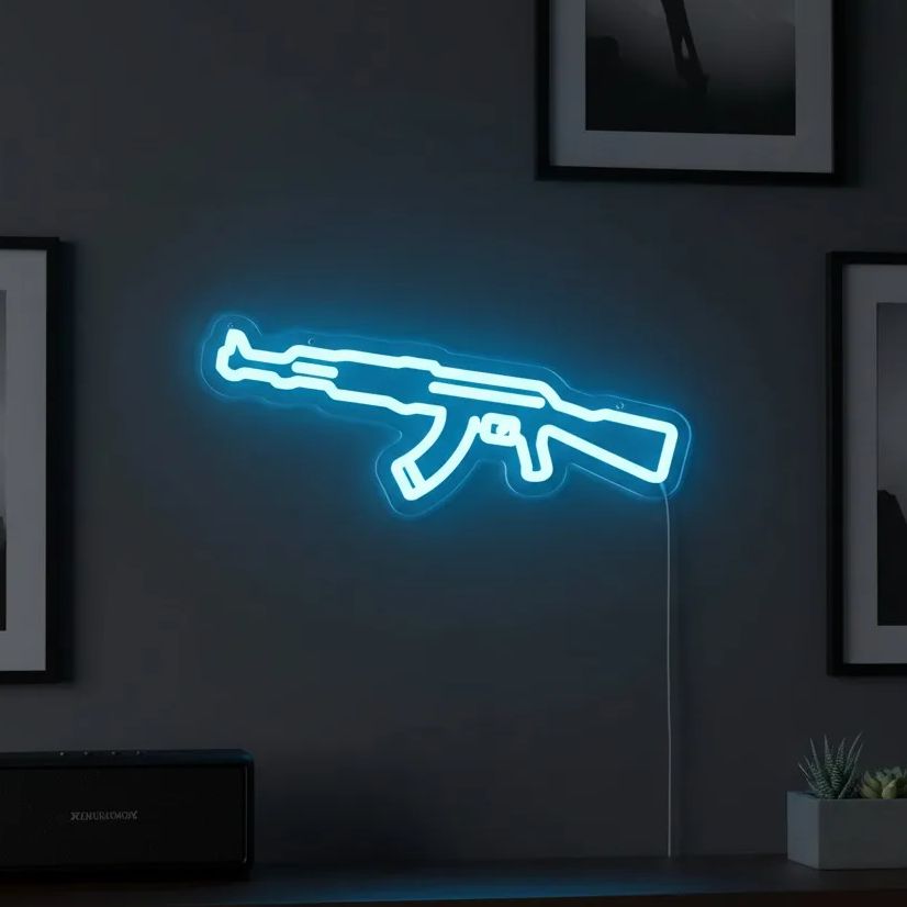 AK Shape Neon Sign - USB-Power – обзор и цена Party Games Switch 1