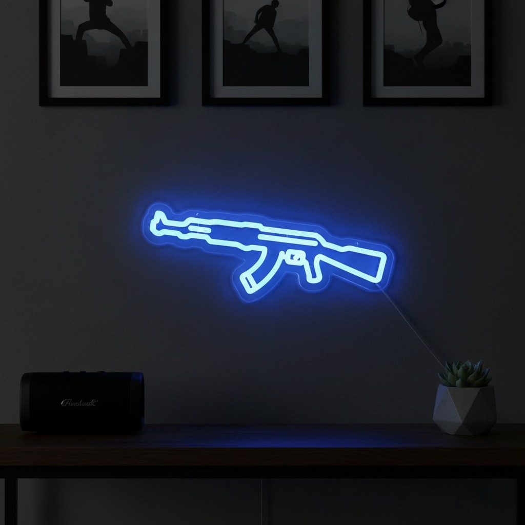 AK Shape Neon Sign - USB-Power – обзор и цена Party Games Switch 1