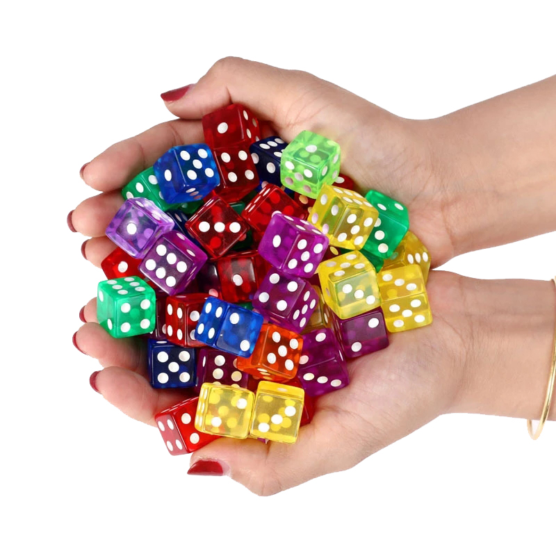 10PCS Transparent Colored Dice – обзор и цена Party Games Juegos De Mesa