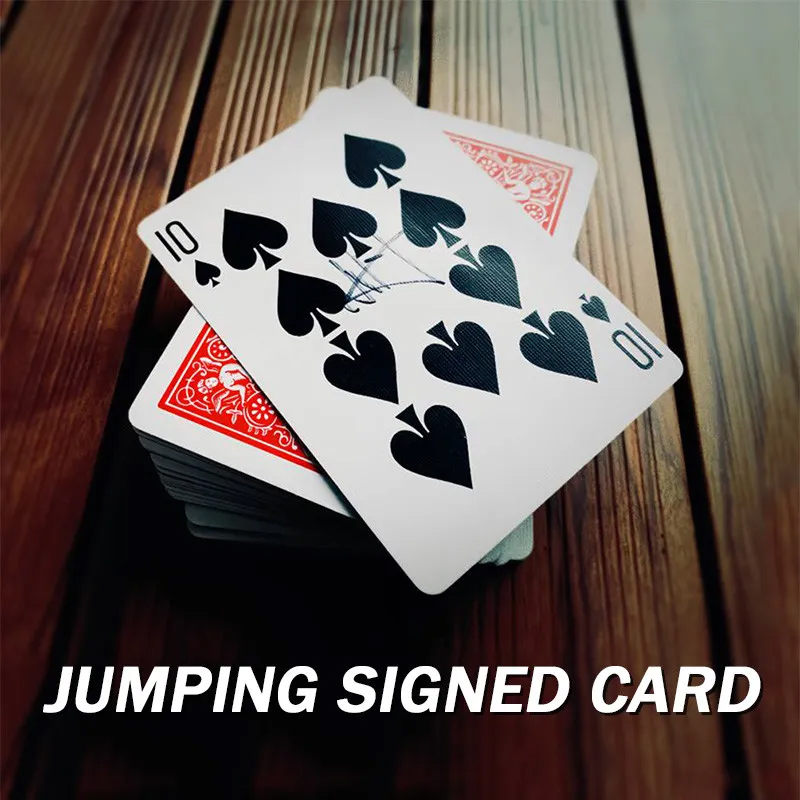 Jumping Signed Card Magic Tric – обзор и цена Party Games Easy