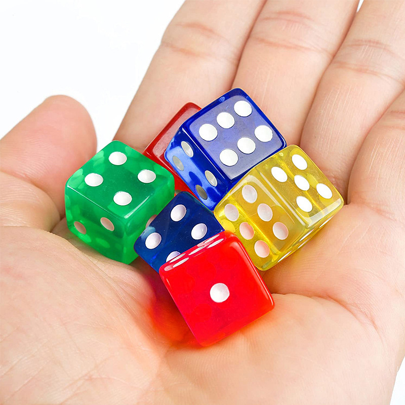 12PCS 16MM Transparent Dice Fo – обзор и цена Party Games Juegos De Mesa