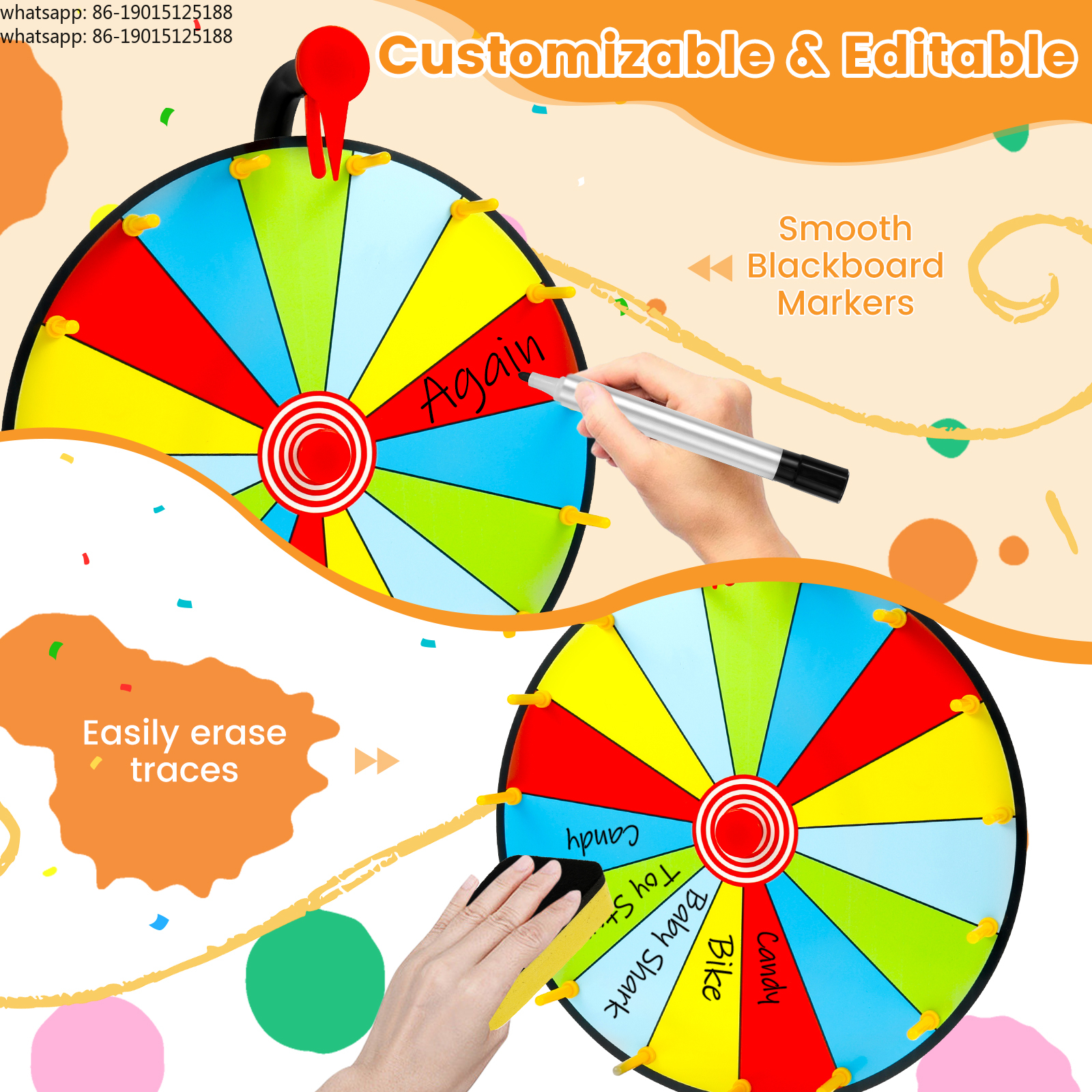 Prize Wheel Game Spinner DIY P – обзор и цена Party Games Spin The Wheel