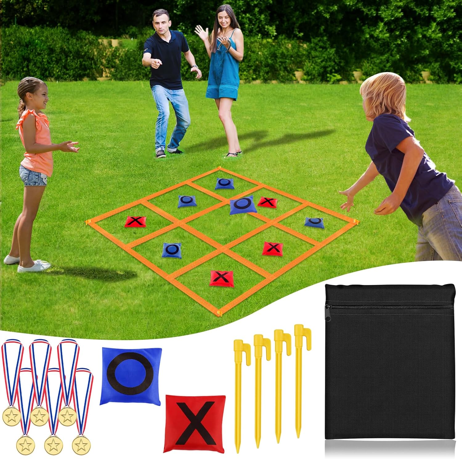 Outdoor Giant Tic Tac Toe Game – обзор и цена Tic Tac Toe Giant