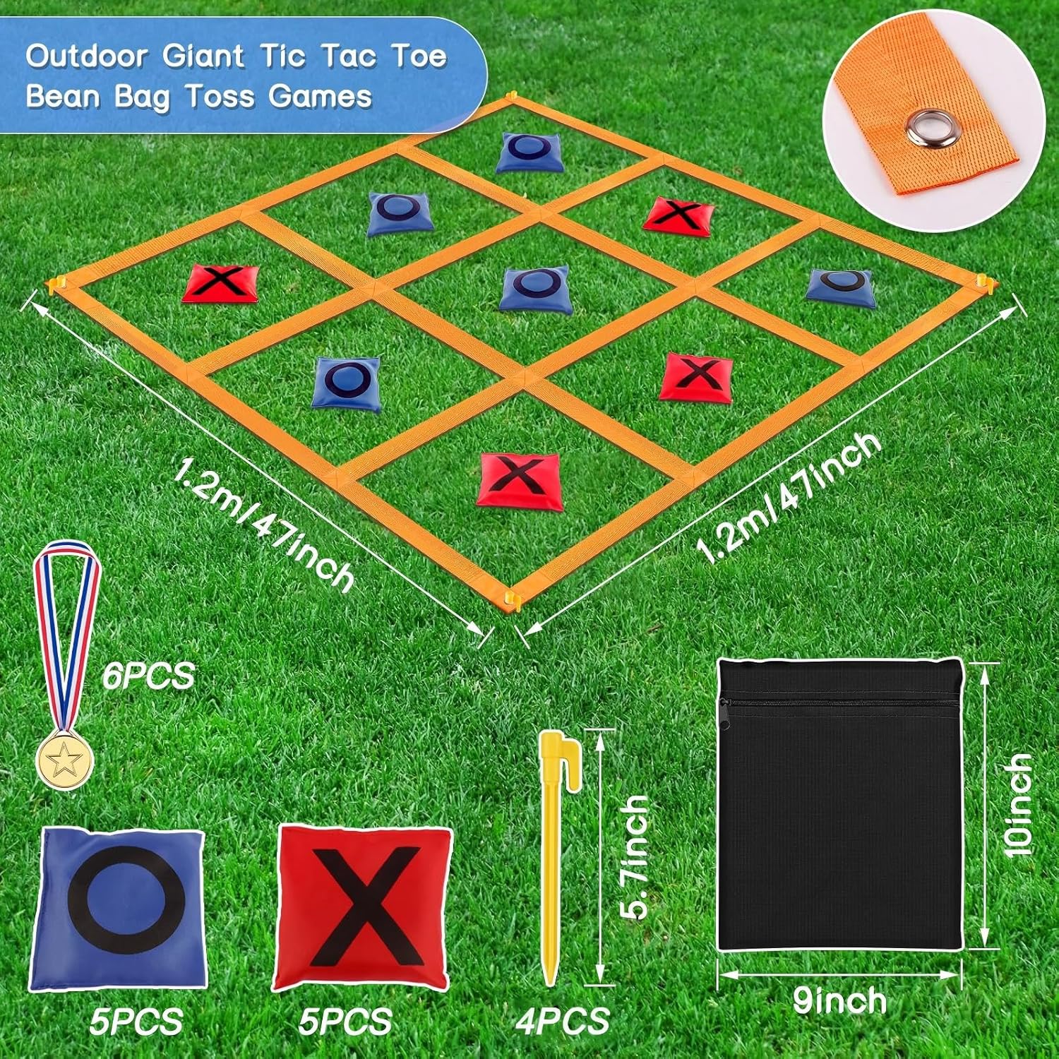 Outdoor Giant Tic Tac Toe Game – обзор и цена Tic Tac Toe Giant