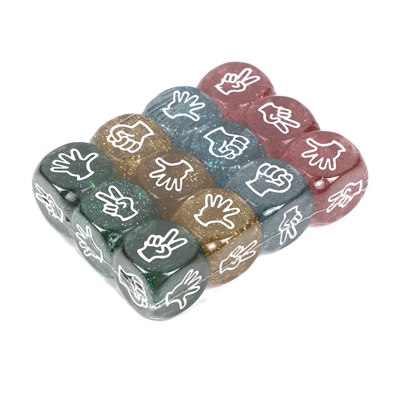 10PCS Glitter Dice 6 Sided 20M – обзор и цена Party Games Juegos De Mesa