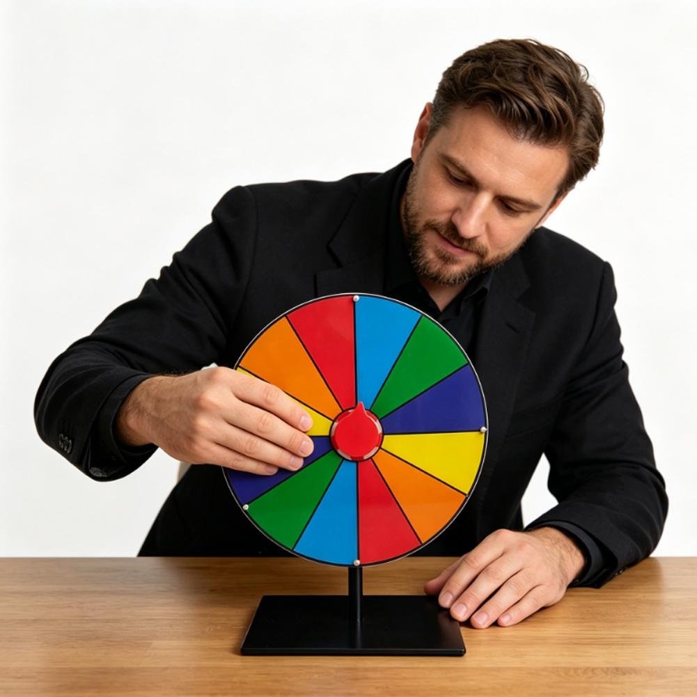 20cm Tabletop Prize Wheel Colo – обзор и цена Party Games Spin The Wheel