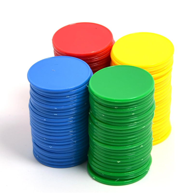Bingo Markers Chips 37MM 4 Col – обзор и цена Party Games Juegos De Mesa