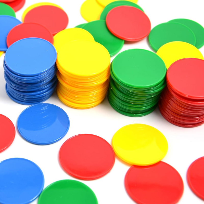 Bingo Markers Chips 37MM 4 Col – обзор и цена Party Games Juegos De Mesa