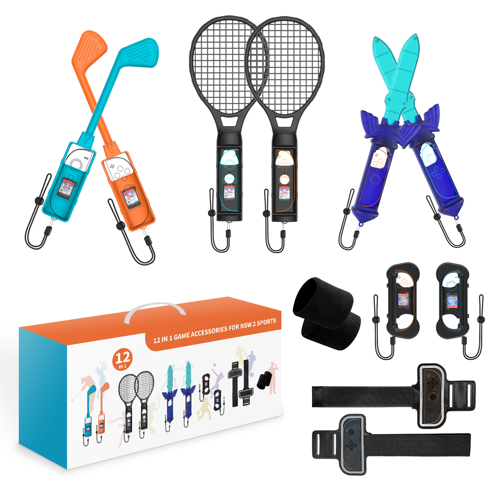12 in 1 Sports Accessories Set – обзор и цена Party Games Nintendo Switch