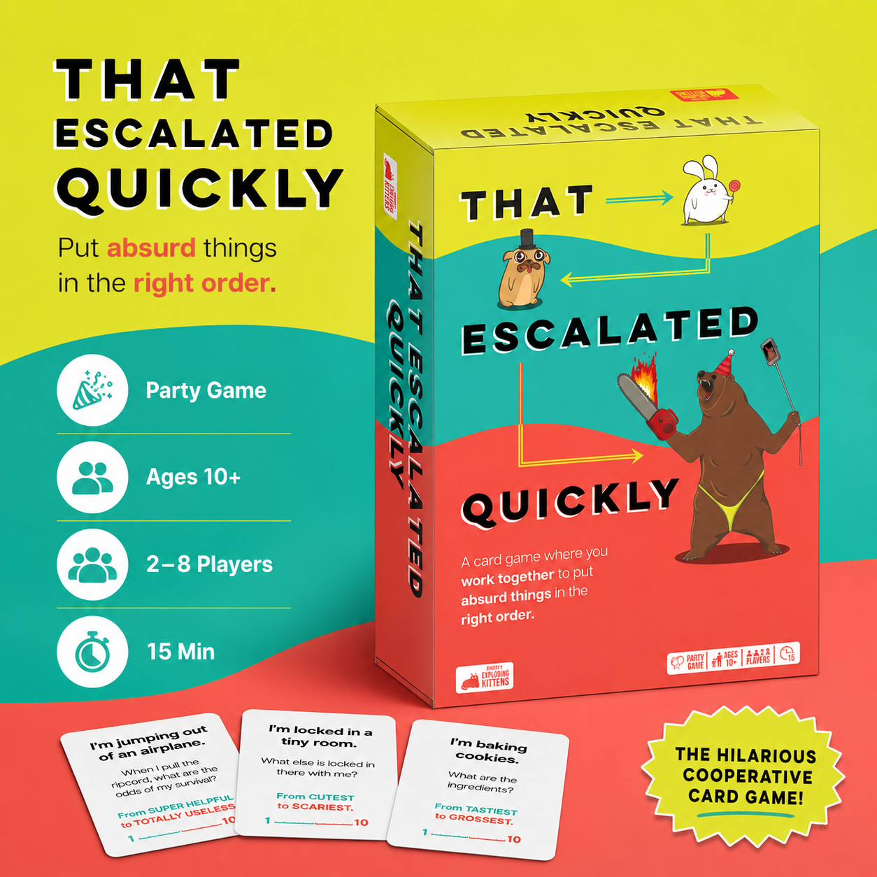 That Escalated Quickly Card Ga – обзор и цена Party Games Questions For Adults