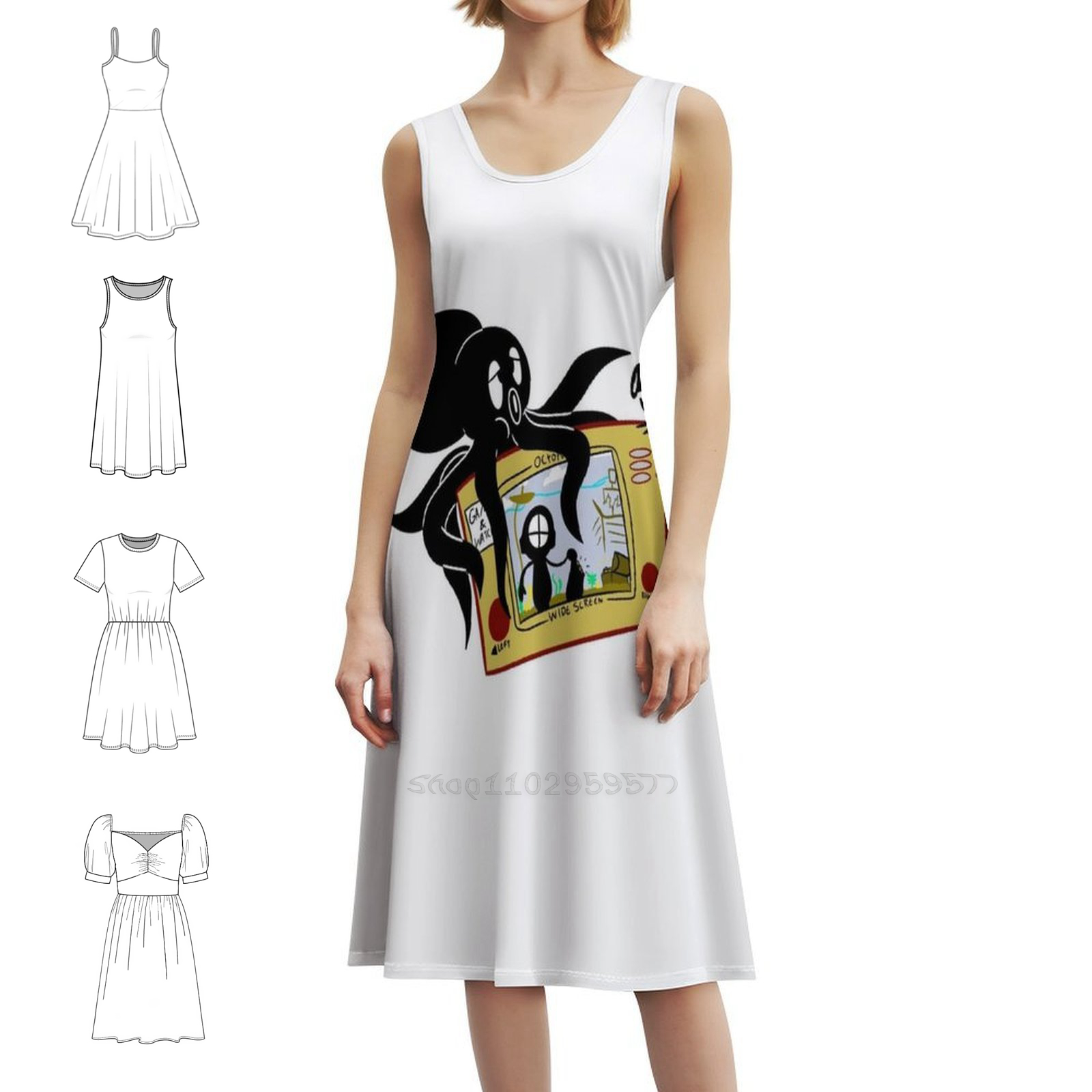 Octopus Vintage Bohemian Dress – обзор и цена Party Games Summer