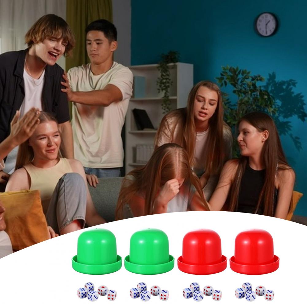 2 Sets 8.5cm Dice Cup With Bas – обзор и цена Party Games No Equipment