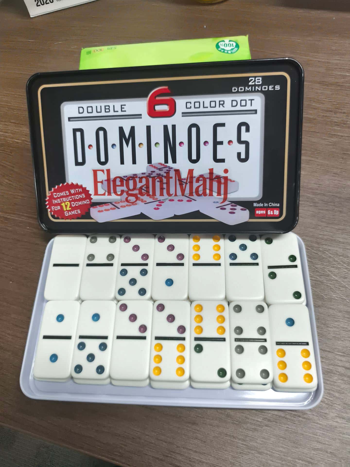 ElegantMahj Double Six Dominoe – обзор и цена Party Games Board Game