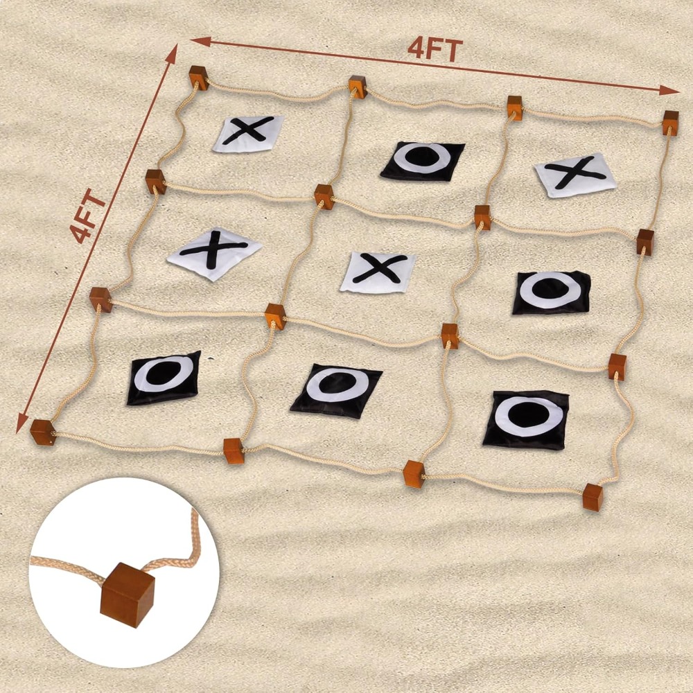 Giant Tic Tac Toe Outdoor Game – обзор и цена Tic Tac Toe Giant