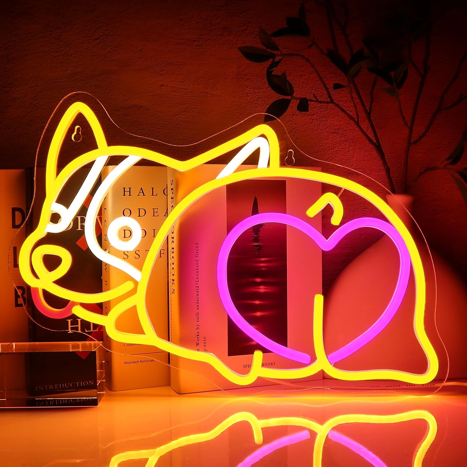 Corgie Dog Neon Sign USB Power – обзор и цена Zoo Party Games