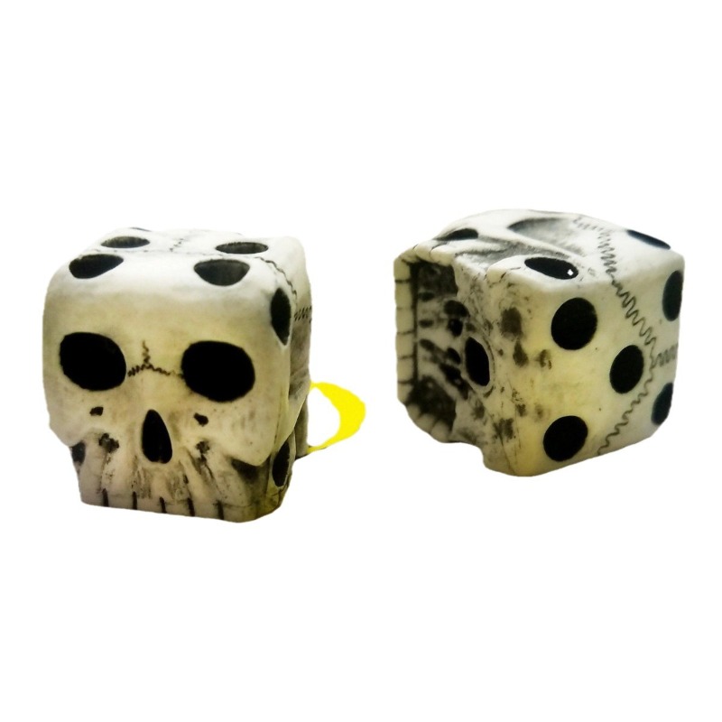 Halloween White Skull Resin Di – обзор и цена Party Games No Equipment